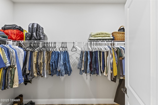 view of spacious closet