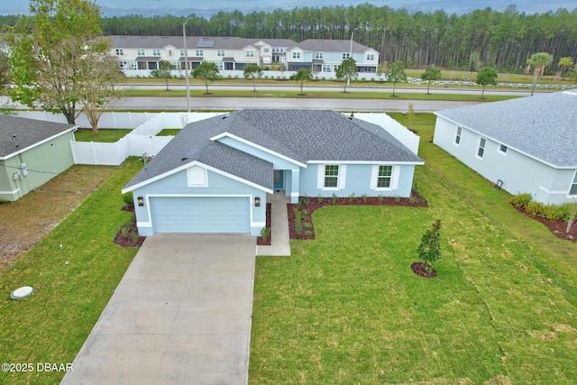 birds eye view of property featuring a residential view