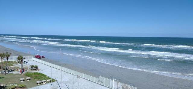 property view of water with a view of the beach