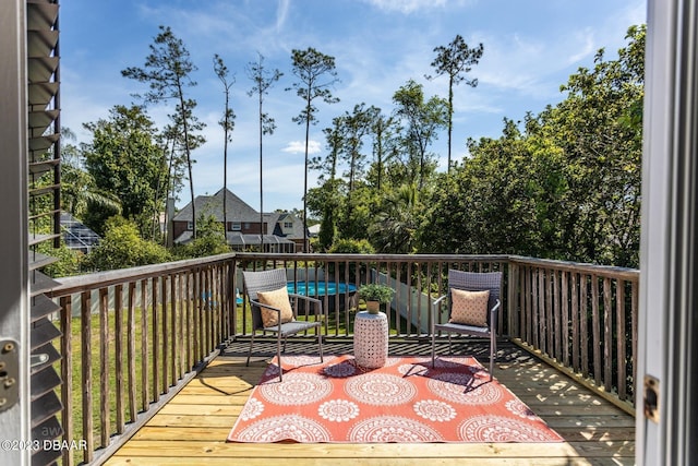 10 Foxhunter Flt, Ormond Beach, FL 32174 - view of wooden deck