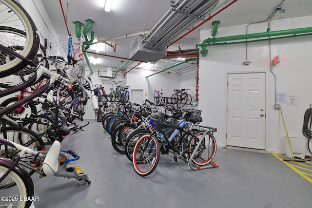 garage featuring bike storage