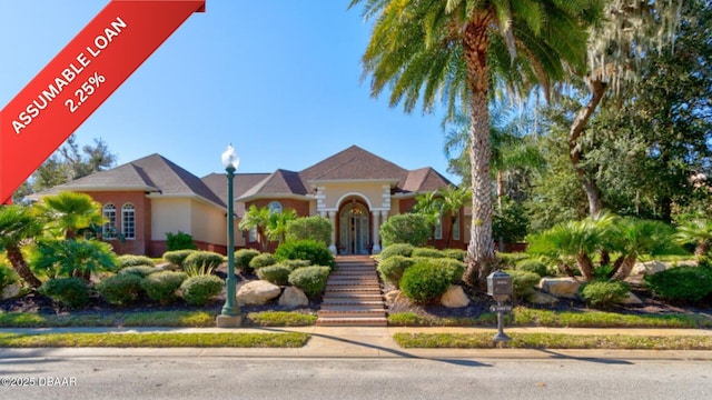 view of mediterranean / spanish-style house