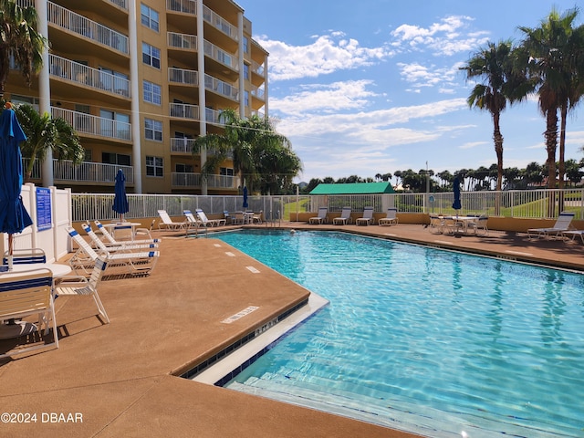 view of pool