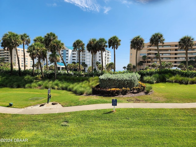 4670 Links Village Dr Unit D204, Ponce Inlet, FL 32127 - view of property's community with a yard