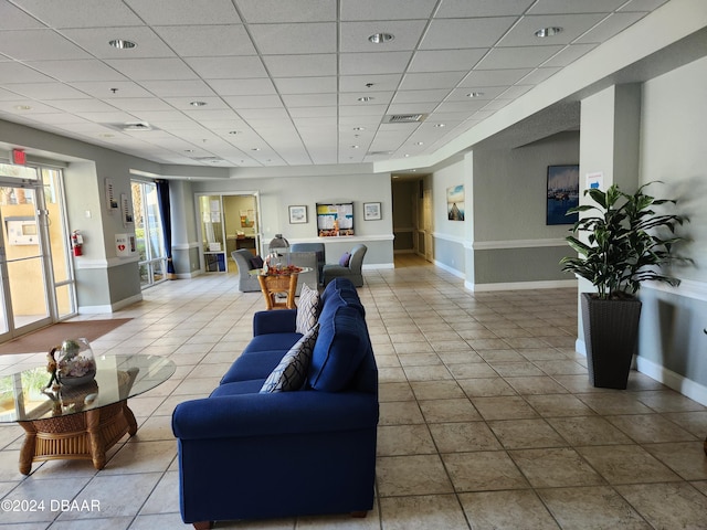 4670 Links Village Dr Unit D204, Ponce Inlet, FL 32127 - building lobby with a paneled ceiling