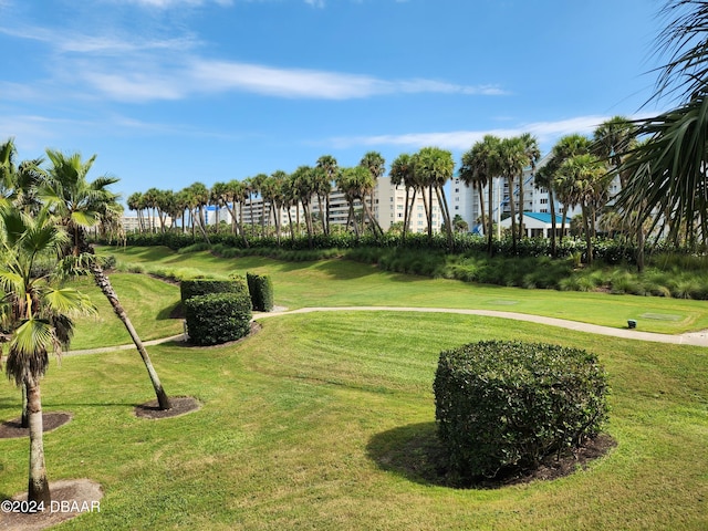 4670 Links Village Dr Unit D204, Ponce Inlet, FL 32127 - view of community with a lawn and view of golf course