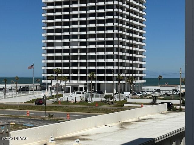 view of property with a water view