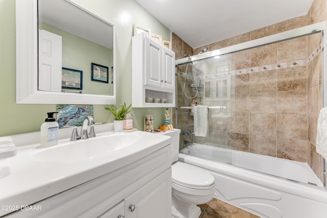 2800 N Atlantic Ave Unit 501, Daytona Beach, FL 32118 - full bathroom with vanity and bath / shower combo with glass door