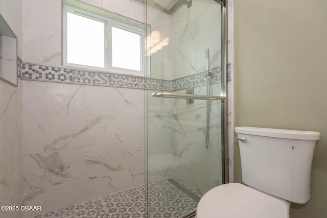 5479 Saint Regis Way, Port Orange, FL 32128 - bathroom with toilet and a marble finish shower