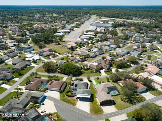 birds eye view of property featuring a residential view