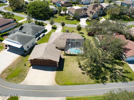 birds eye view of property featuring a residential view