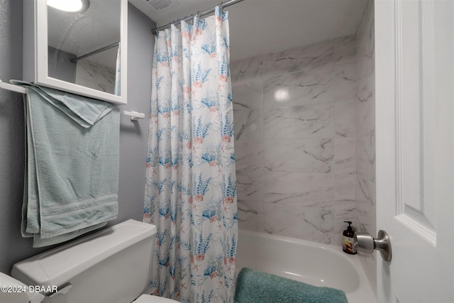 935 S Atlantic Ave Unit 509, Daytona Beach, FL 32118 - bathroom with toilet and shower / bathtub combination with curtain