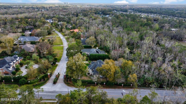 aerial view with a view of trees