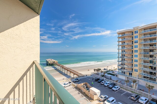 water view with a beach view