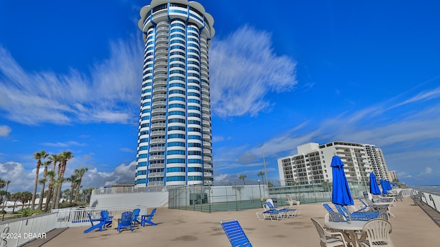 2625 S Atlantic Ave Unit 24Nw, Daytona Beach Shores, FL 32118 - view of property featuring fence