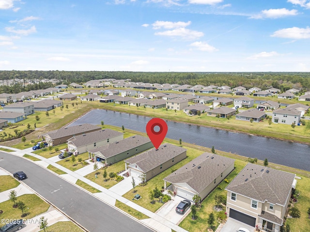 1323 Cork Dr, Ormond Beach, FL 32174 - aerial view of residential area with a nearby body of water