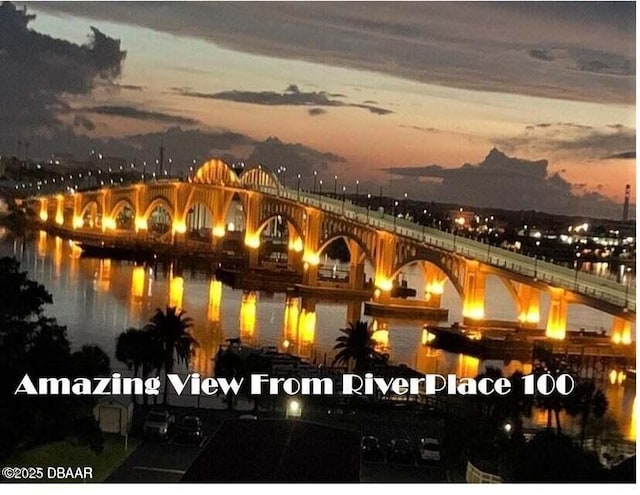 100 Silver Beach Ave Unit 710, Daytona Beach, FL 32118 - water view featuring a notable bridge