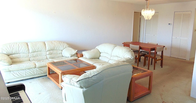 100 Silver Beach Ave Unit 710, Daytona Beach, FL 32118 - living room featuring light carpet