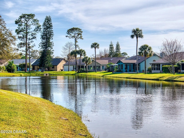 property view of water