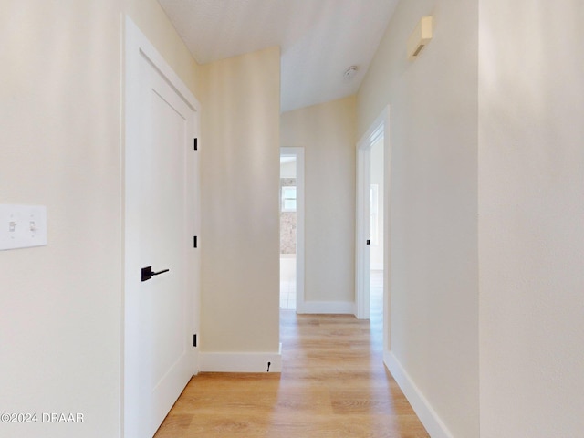 804 Soft Pine Ct, New Smyrna Beach, FL 32168 - hall featuring light wood-style flooring and baseboards