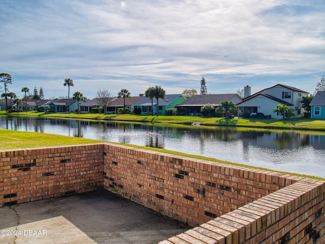 view of water feature