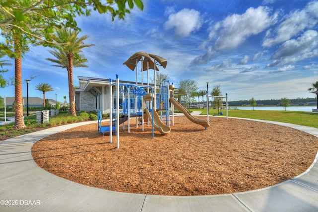 view of communal playground