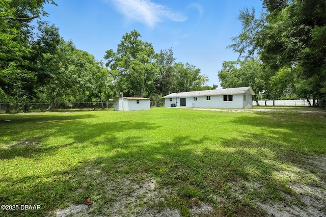 1101 8th St, Daytona Beach, FL 32117 - fenced backyard with a shed