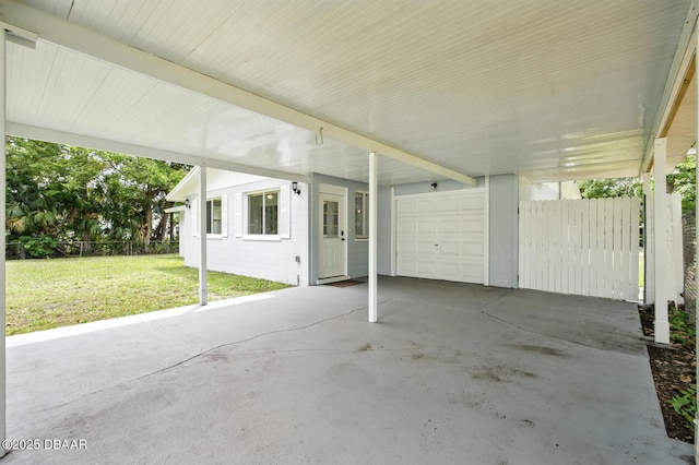1101 8th St, Daytona Beach, FL 32117 - view of patio / terrace with a carport