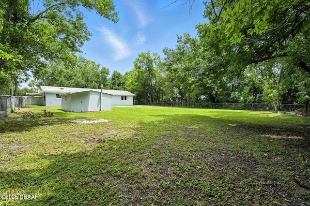 1101 8th St, Daytona Beach, FL 32117 - fenced backyard featuring view of wooded area