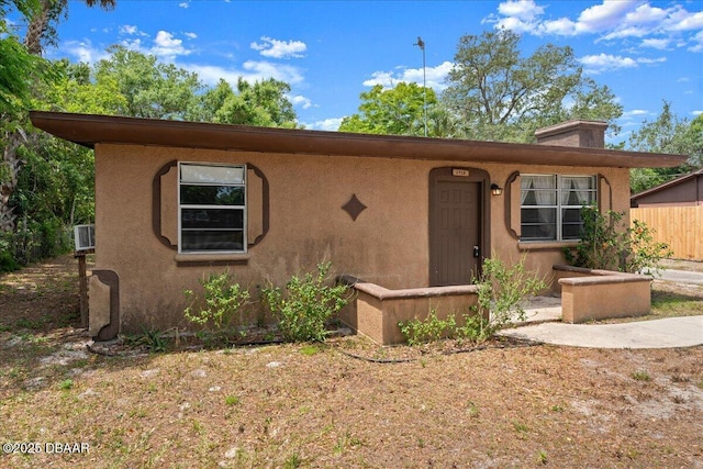 view of front of property with stucco siding