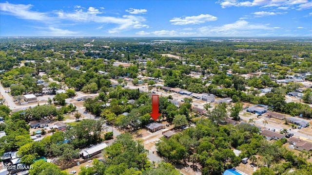 aerial view of residential area