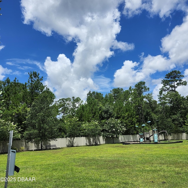 153 Orient Dr, Saint Augustine, FL 32092 - view of yard with a playground