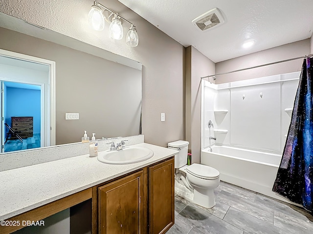 153 Orient Dr, Saint Augustine, FL 32092 - full bathroom with vanity and shower / tub combo with curtain