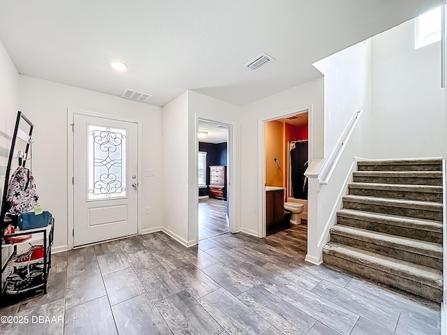 153 Orient Dr, Saint Augustine, FL 32092 - entrance foyer featuring stairway