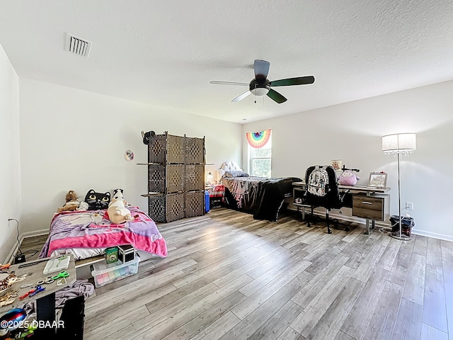 153 Orient Dr, Saint Augustine, FL 32092 - bedroom with wood finished floors and ceiling fan