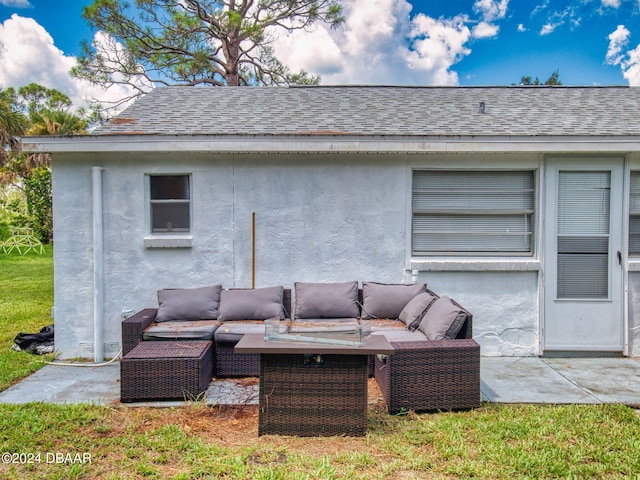 view of patio / terrace featuring outdoor lounge area