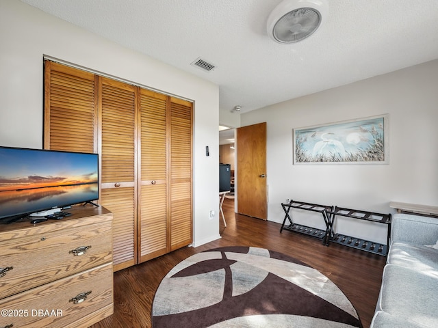 708 Egret Ct, Edgewater, FL 32141 - living area with dark wood-style floors and an office area