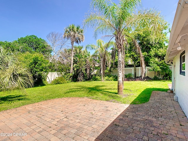 view of patio / terrace featuring a fenced backyard