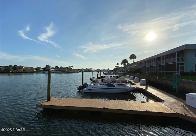 325 Causeway Cswy N Unit D104, New Smyrna Beach, FL 32169 - view of dock featuring a water view