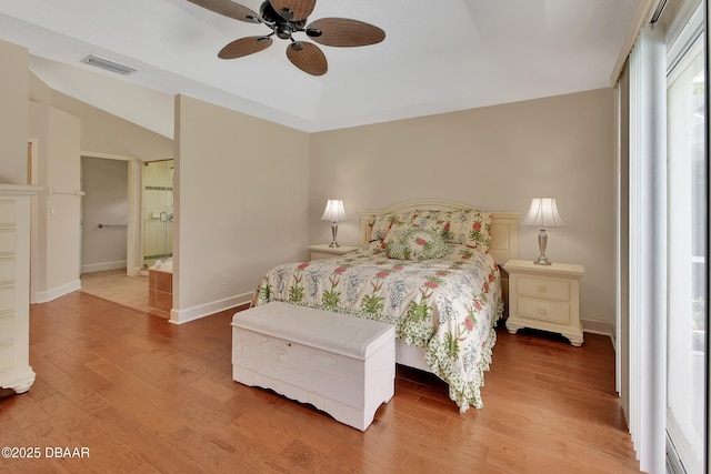 1329 Sunningdale Ln, Ormond Beach, FL 32174 - bedroom featuring light wood-type flooring and ceiling fan