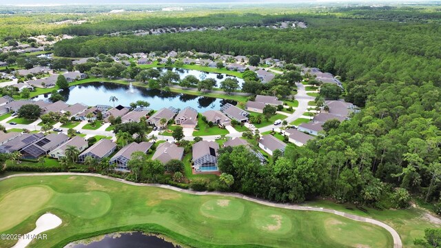 1329 Sunningdale Ln, Ormond Beach, FL 32174 - aerial overview of property's location featuring a large body of water, a local golf course, and nearby suburban area