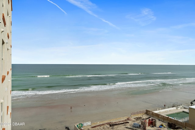 property view of water with a view of the beach