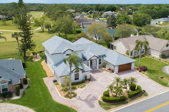 drone / aerial view featuring a residential view