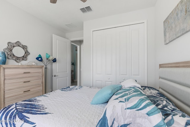 418 Good Life Way, Daytona Beach, FL 32124 - bedroom featuring a closet and ceiling fan