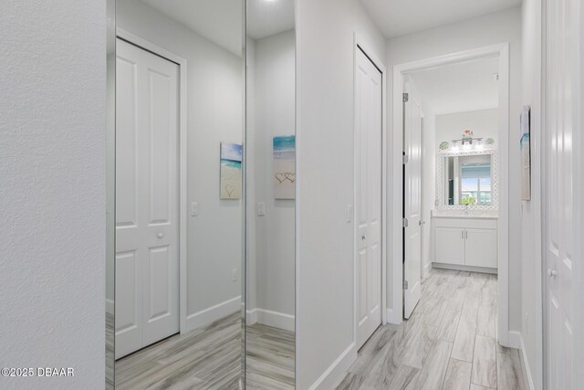 418 Good Life Way, Daytona Beach, FL 32124 - hall featuring light hardwood / wood-style floors