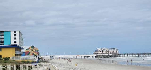 219 S Atlantic Ave Unit 135, Daytona Beach, FL 32118 - water view with nearby beach and fence