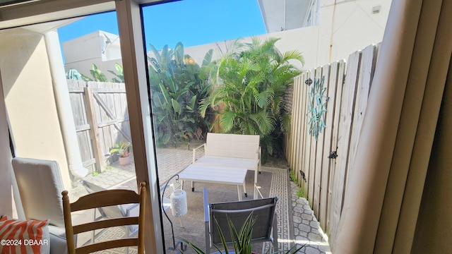 219 S Atlantic Ave Unit 135, Daytona Beach, FL 32118 - entryway featuring carpet