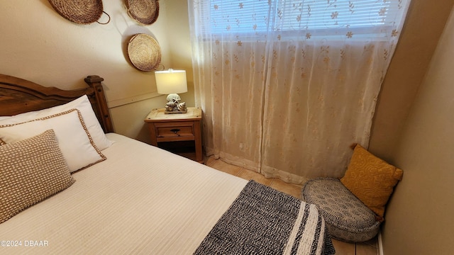 view of tiled bedroom