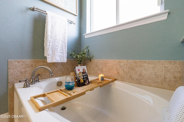 bathroom featuring a bathtub