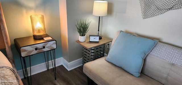 2700 N Atlantic Ave Unit 905, Daytona Beach, FL 32118 - sitting room featuring wood finished floors and baseboards